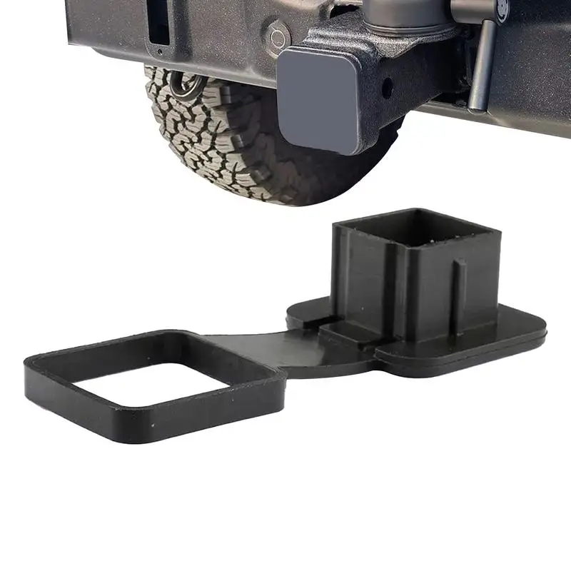 Rubber Trailer Hitch Cover Waterproof Dust-Proof Trailer Plugs For Car Bumper Wheel Harness Protection Vehicle For Auto Supplies