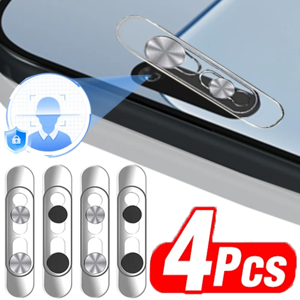 

1-4pcs Front Camera Protector Privacy Webcam Slide Sticker for IPhone 17/16/15Series 14 Pro Max Ultra-Thin Camera Security Cover
