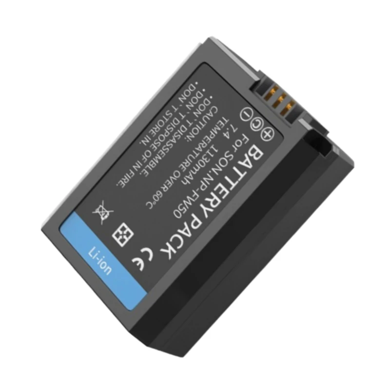 Новый аккумулятор для камеры 7,4 В 1130 мАч NP FW50 NP-FW50 для Sony A7 A7II A7RII A7SII A7S A7S2 A7R ZV-E10 A6000 A6400 A6300 A6500