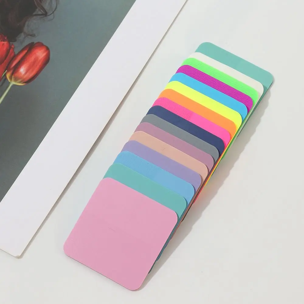 160 Sheets 8 Colors Sticky Notes Notepad Transparent Clear Stickers Fluorescent Color Morandi Note Pads School Stationery