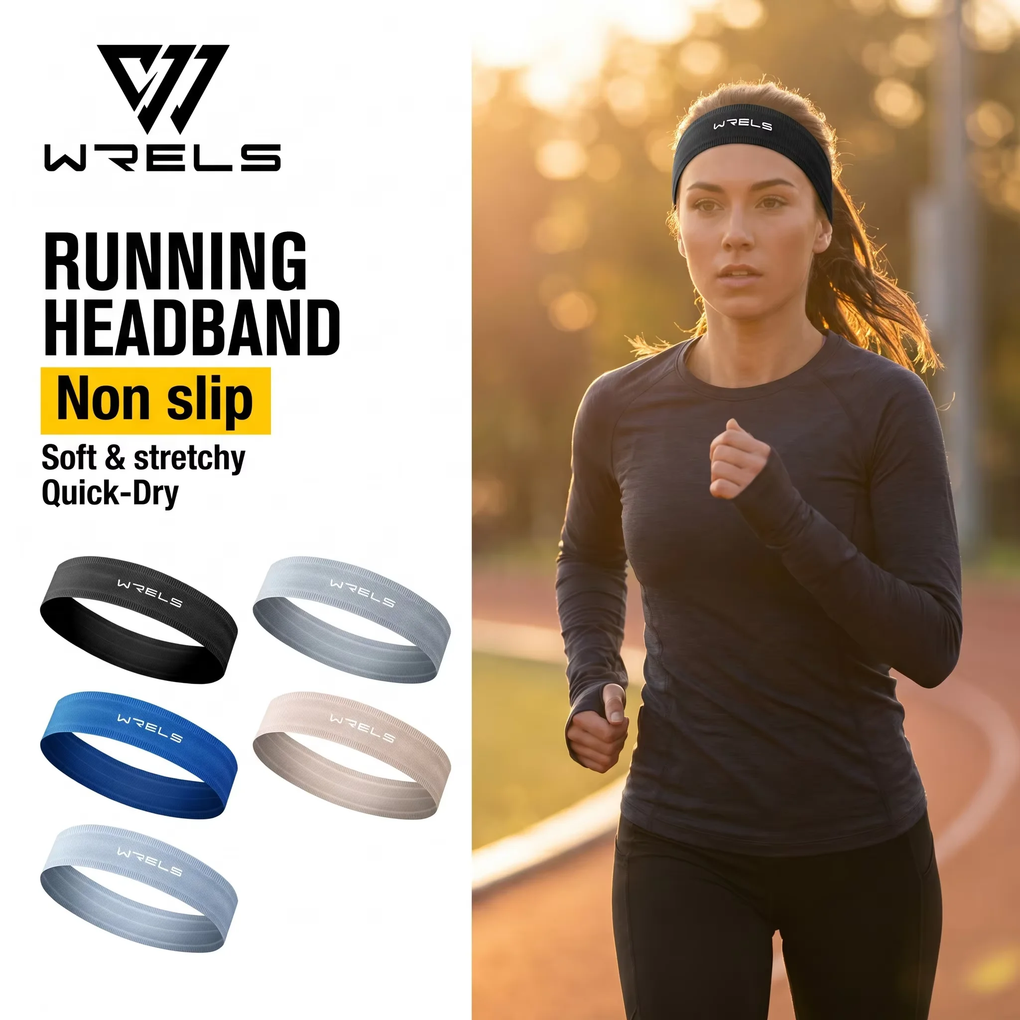 Headband Summer Knit - Fascia per la Testa WRELS Antiscivolo
