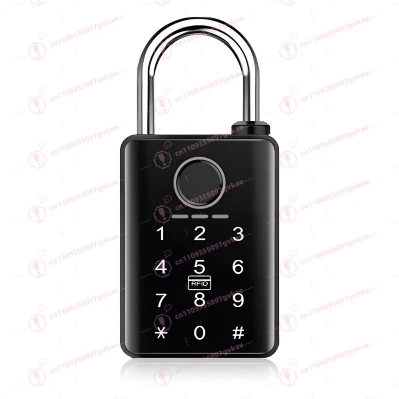 Doodle Bluetooth Smart Fingerprint Padlock Remote Sharing Unlocking Password Padlock Swipe Card Lock with Key