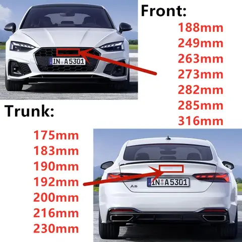 4 Ring ABS Black Silver Car Hood Front Bonnet Grill Rear Trunk Emblem Logo Badge Sticker Decal For A3 A4 A5 A6 A7 Q2 Q3 Q5 Q8 TT 10 best sales lada logo - №6