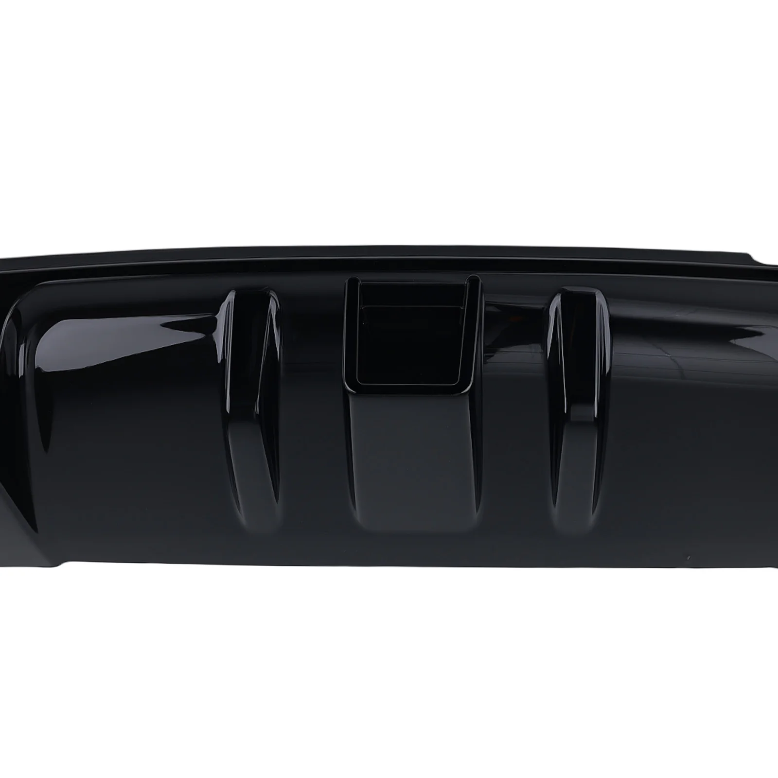 

Rear Bumper Lower Diffuser Lip Glossy Black Look For Infiniti Q50 2014-2017