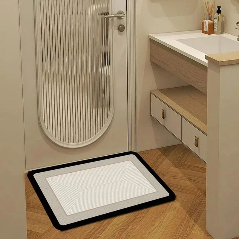 Alfombrilla antideslizante para baño, alfombrilla suave lavable para ducha, decoración del hogar, 40x60cm