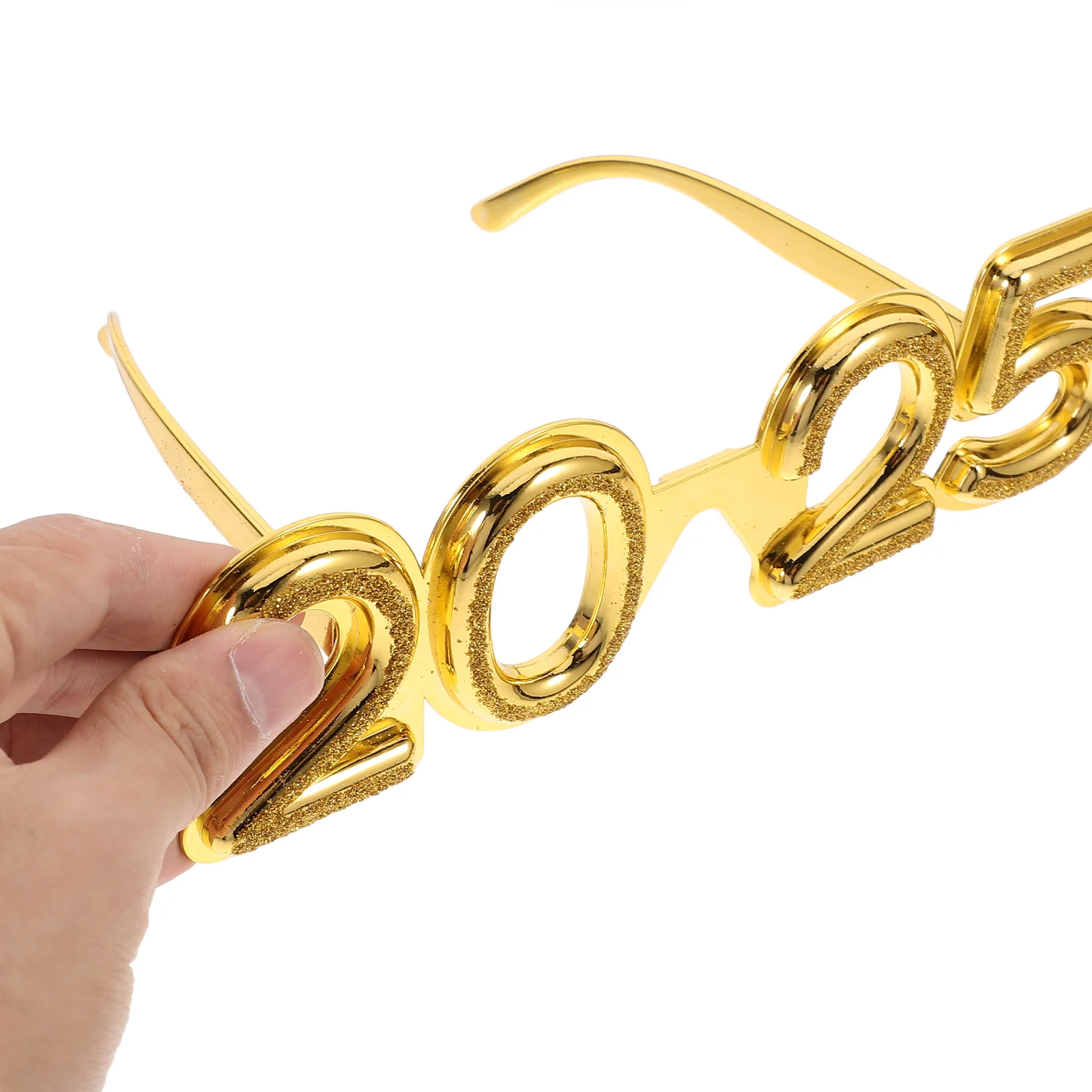 Sunglass New Year Decoration Glasses 2025 Modeling Eye Wear Eyeglasses Party Supplies Photo Props Golden Miss