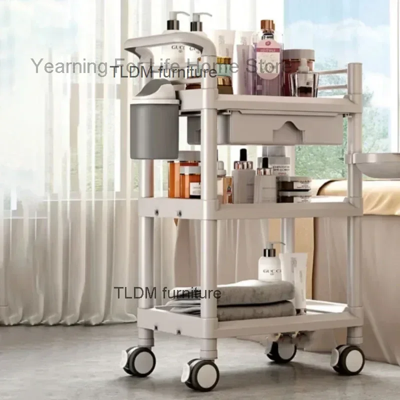 Beauty Cart for Beauty Salon Special Tool Trolley Cart Dental Clinic small Trolley Storage With Drawers Movable salon Furniture