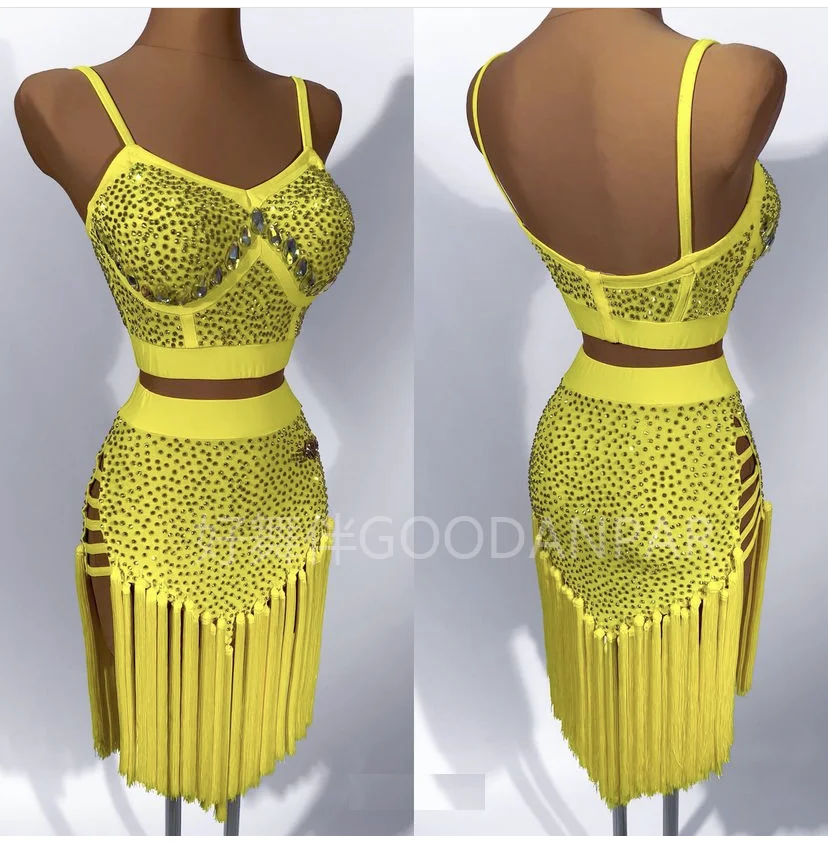 

Latin dress lady latin dance dress women competitionlatin dress girls dress latin costume rhinestones