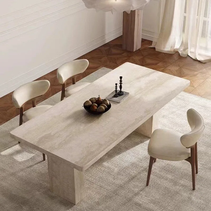 French Modern Minimalist Medieval Dining Table. Customizable Dimensions.