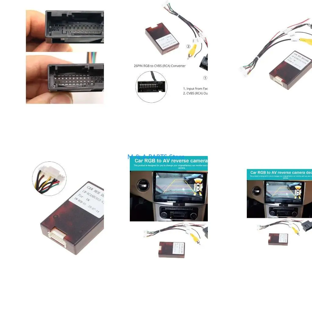 U1JF Vehicle Backup Camera Processor Supports RCD510 RNS510 RNS315 Head Units