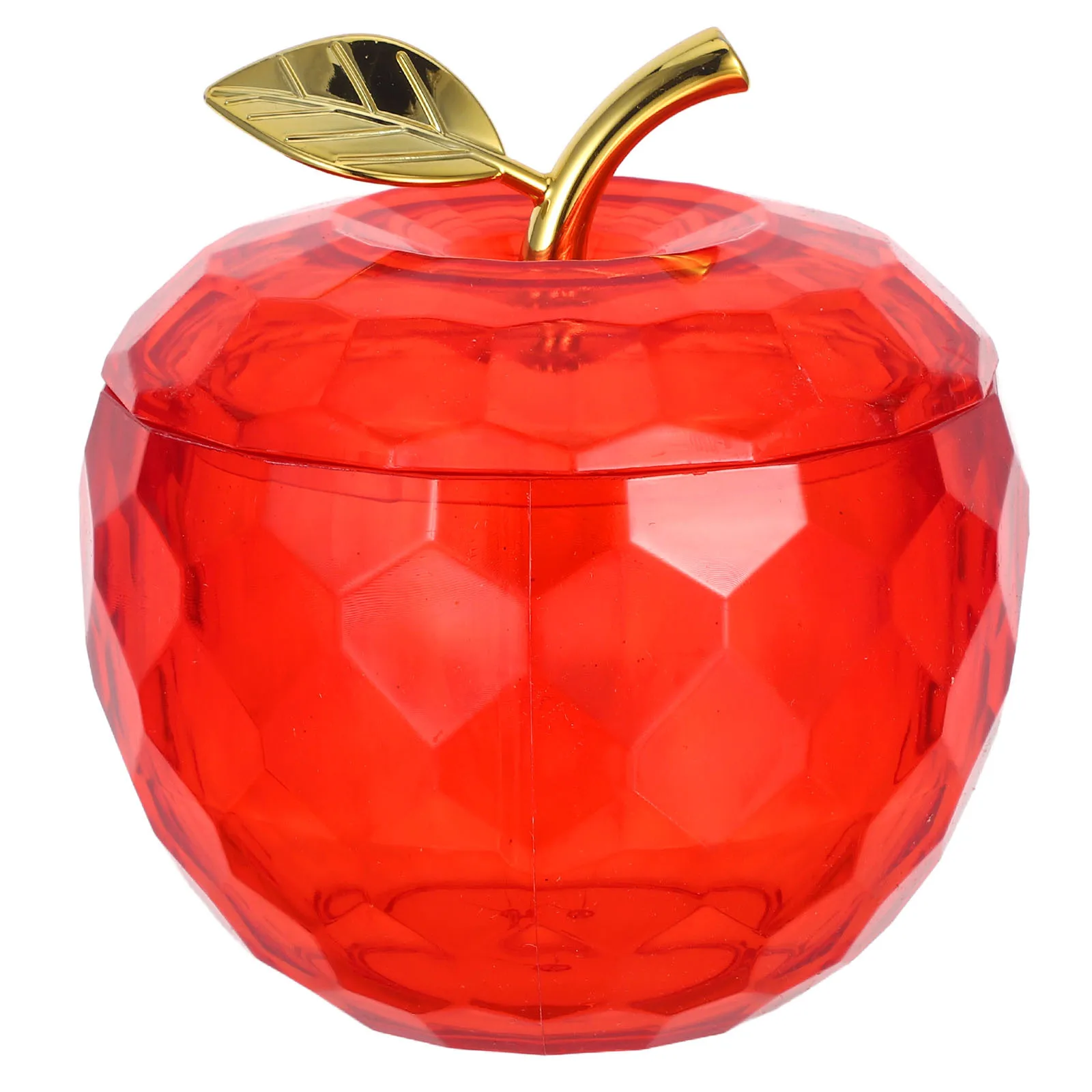

4.72 X 4.52 Inches Christmas Candy Storage Box Plastic Apple Shaped Jars Holiday Treat Containers Party Favor Boxes For