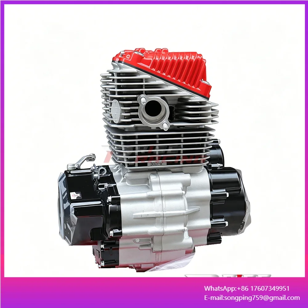 Rise Zongshen CB300RL Motorcycle Engine Assembly New 4-Stroke 4 Valve Engine with CDI Ignition for Dirt Bikes