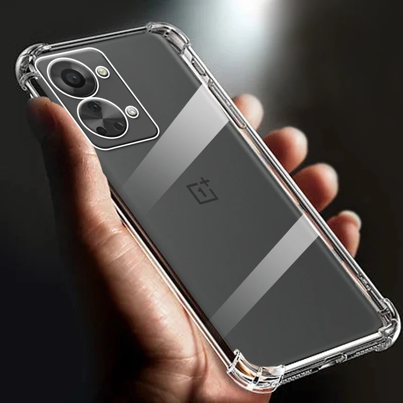 Thickened Airbag Shockproof Clear Tpu Phone Cases For OnePlus Nord 2T case Transparent Back Cover 6.43