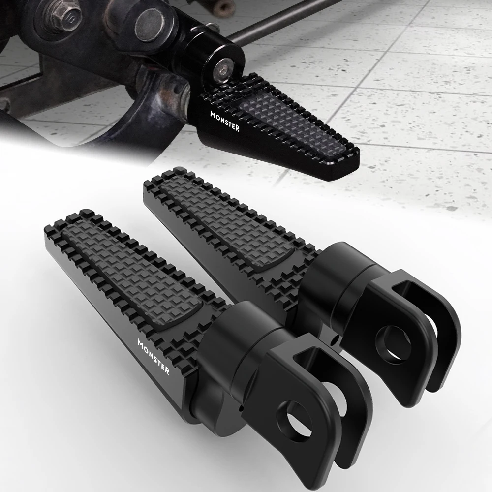 Fit For Ducati Monster 620 2006-2007 Monster 696 2008-2014 795 796 797 1000 Motorcycle Front or Rear Footrests Foot Pegs Pedal