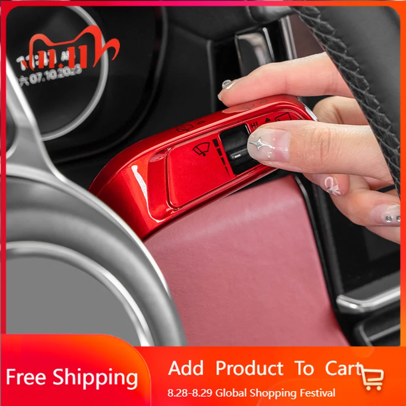 

Интерьерные наклейки, автомобильный руль, переключатель фар, крышка управления, автоматический переключатель стеклоочистителей, накладки для Porsche Cayenne 2019-2024 для Pa