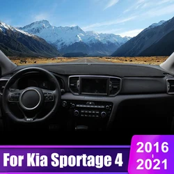 For Kia Sportage 4 QL 2016 2017 2018 2019 2020 2021 Car Dashboard Cover Instrument Desk Sun Shade Mat Non-slip Pad Accessories