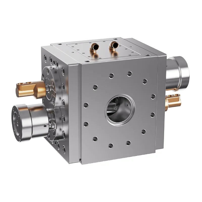 Rubber filter preform melt pump neoprene extrusion high precision metering pump high viscosity elastomer gear pump