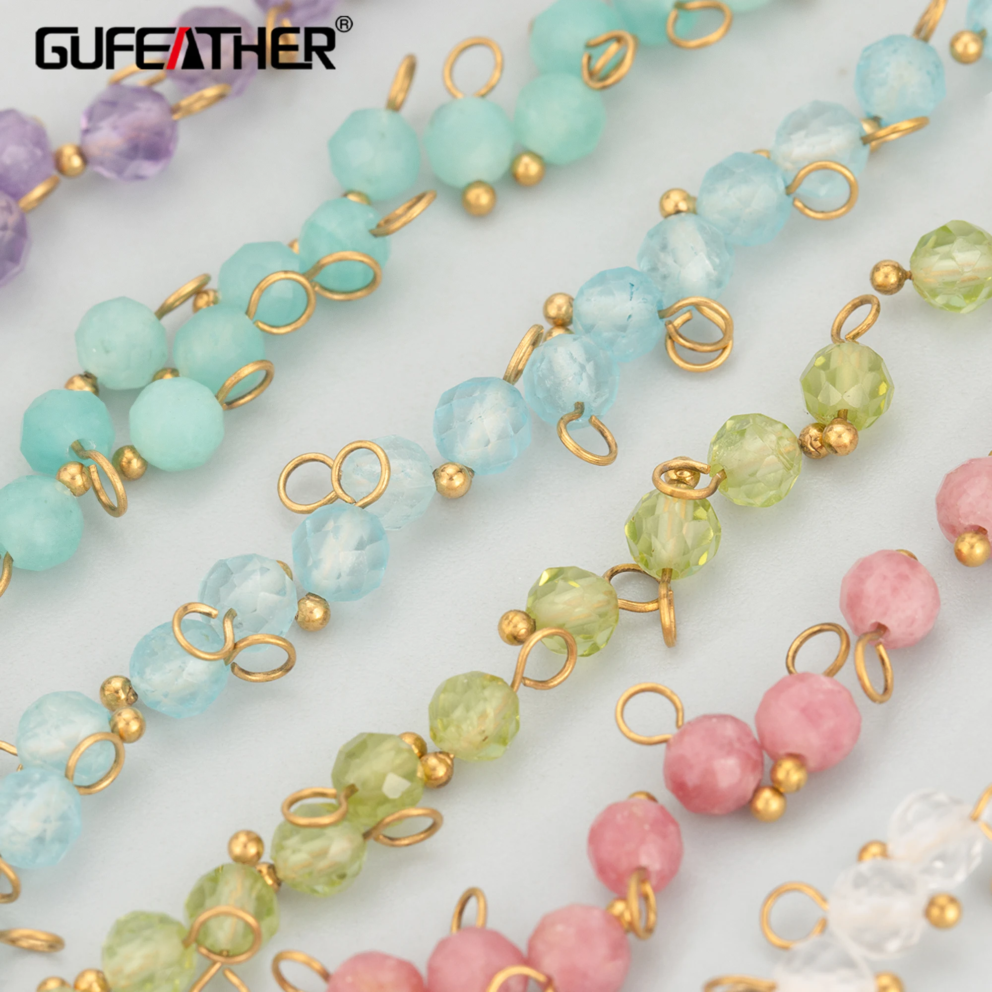 

GUFEATHER, 20 шт./лот, MH25, высококачественные подвески из нержавеющей стали с натуральными камнями, подвески «сделай сам», ювелирные изделия «сделай сам», аксессуары