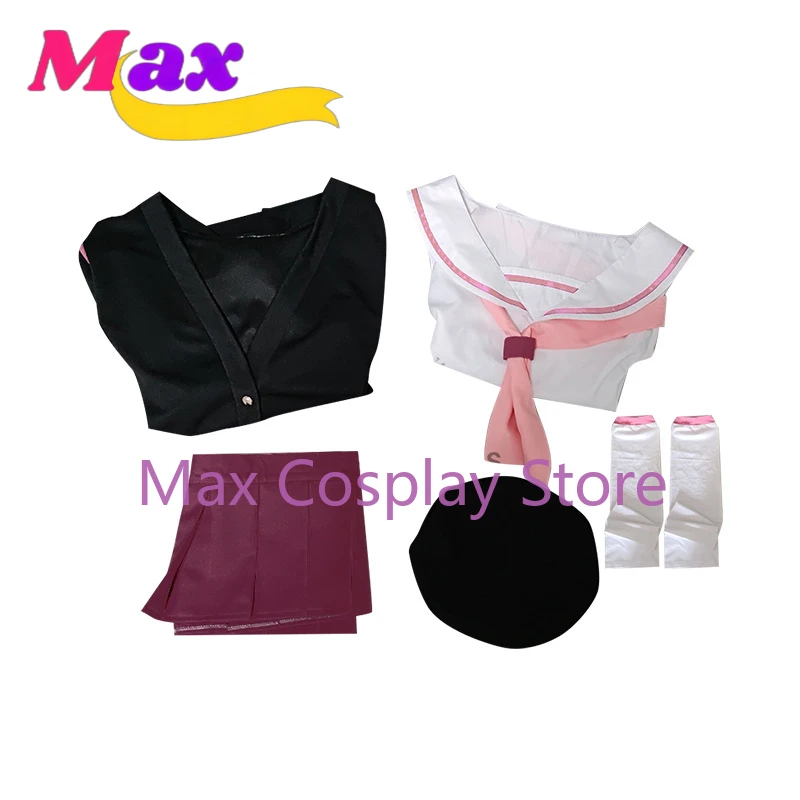 Max Game Shimoe Koharu Project MX Cosplay Costume Wig Anime Trinity General School Loli Sailor Uniform Halloween