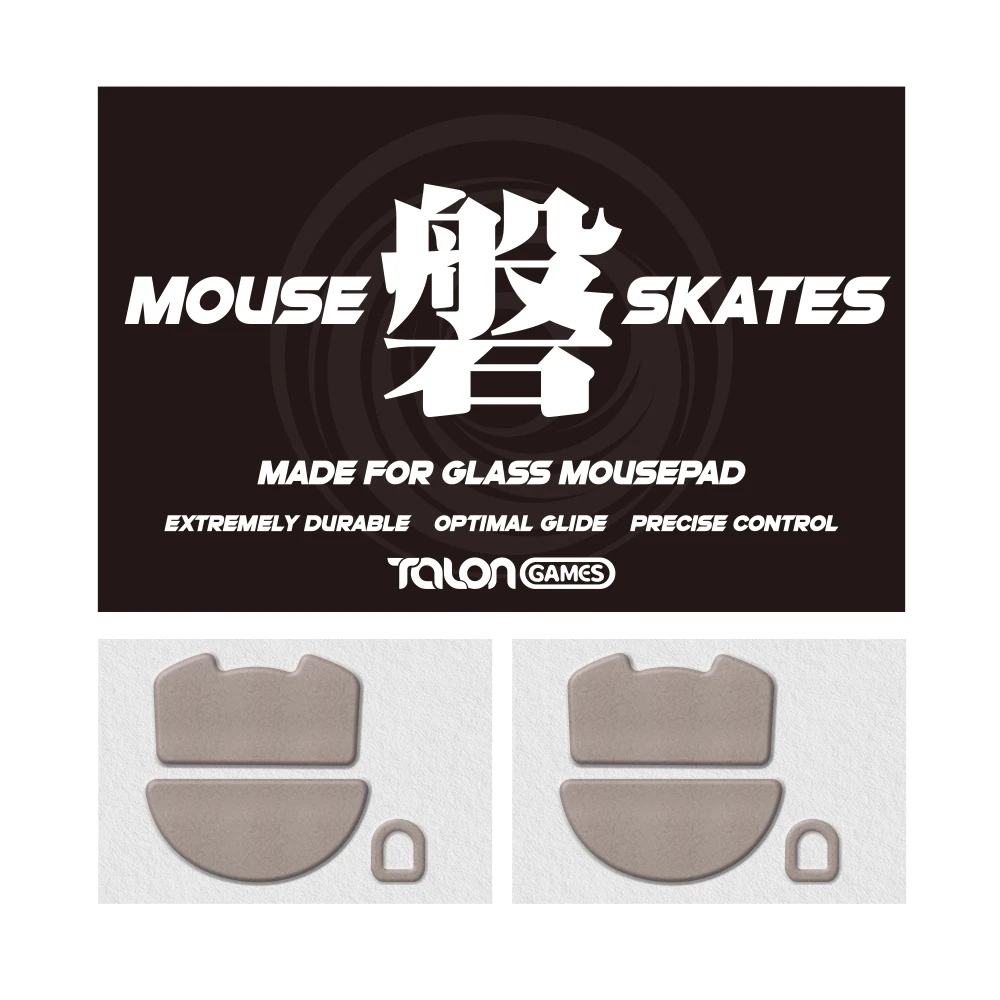 

TALONGAMES Mouse Skates for Glass Mousepads, Smooth Glide & Precise Control, Compitable with Razer Viper V3 Pro