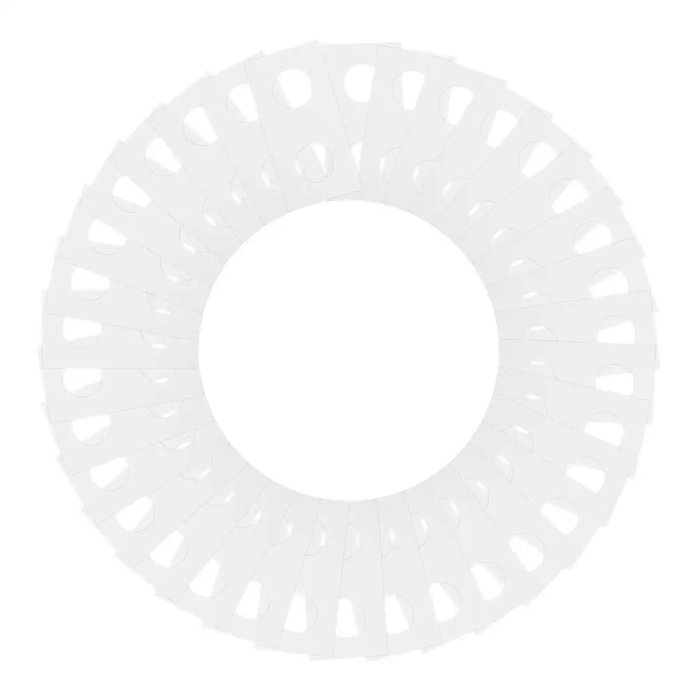 

50 Pcs Coin Collection Box Holder Protector Cardboard Coins Holders White Supplies