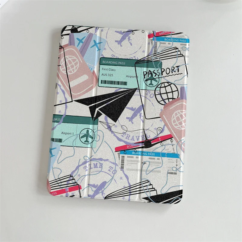 For Apple iPad Pro 11inch 2024 Air 5/4 10.9 ipad 10th 7/8/9 10.2 Air 3 10.5 inch mini 6/5/4 Case Funny Cute Tablet Cover Cases