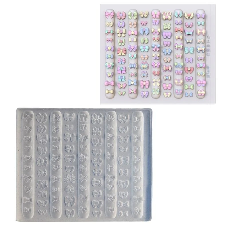 Creative Art Silicone Mould for Easy Pattern and Creation Soft Materials Fit Various Shapes and Length