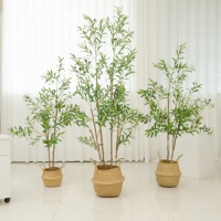 120/150/180cm Artificial Olive Tree With Pot Faux plant Plastic Leaf Detachable Plant For Indoor&Outdoor Home Room decor