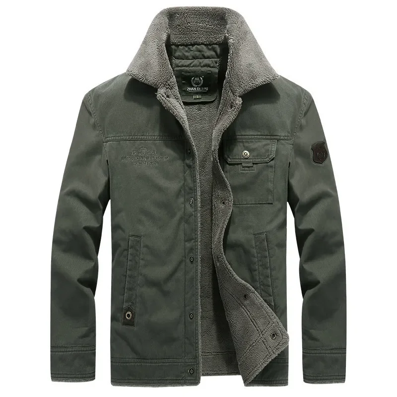 Chaqueta acolchada de algodón para hombre, Parka gruesa y holgada, abrigo corto informal para exteriores, ropa de marca, invierno, 2024