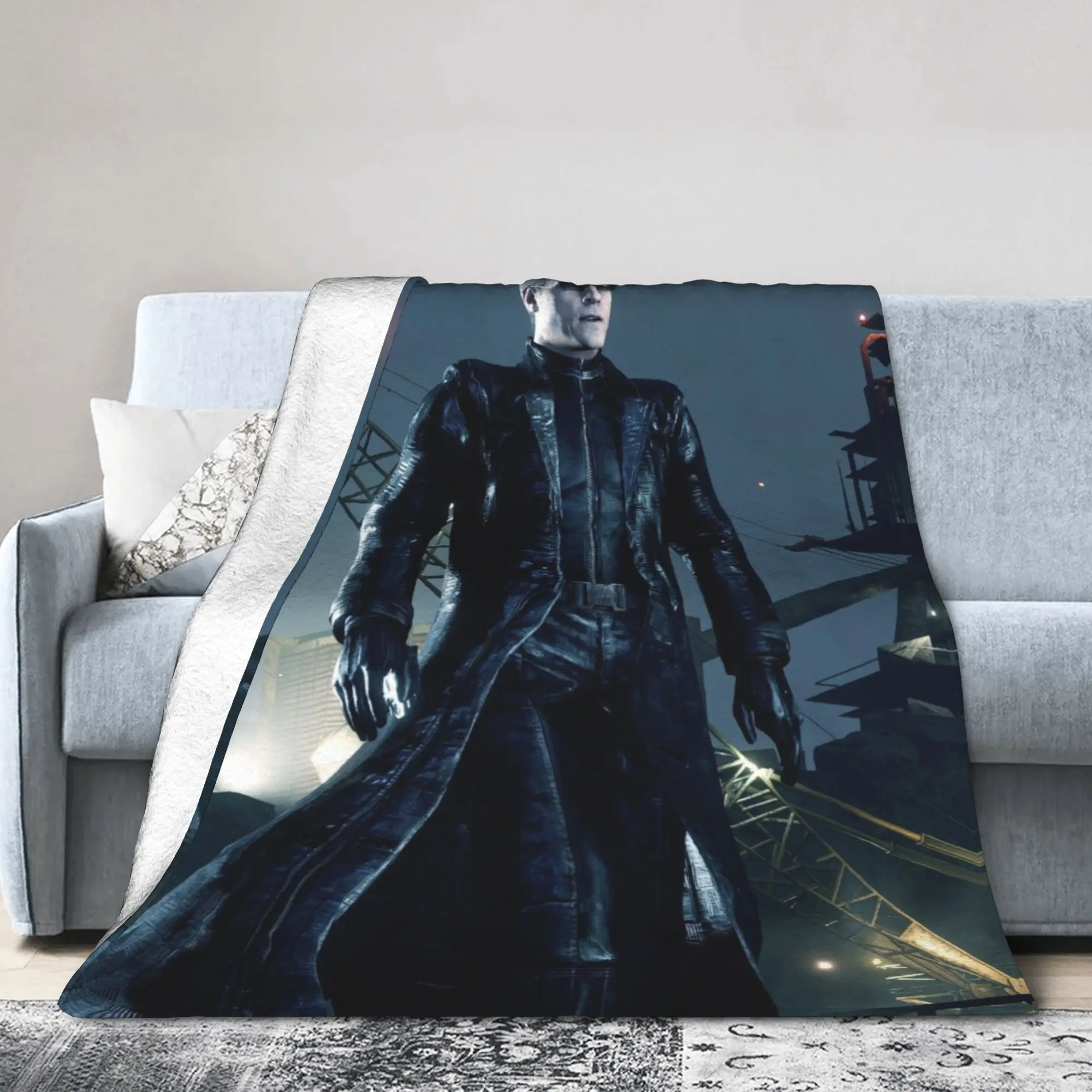 بطانية ألبرت ويسكر بطانيات رمي فائقة النعومة للسرير مقاس 50 × 60 بوصة لحاف متعدد المقاسات #3