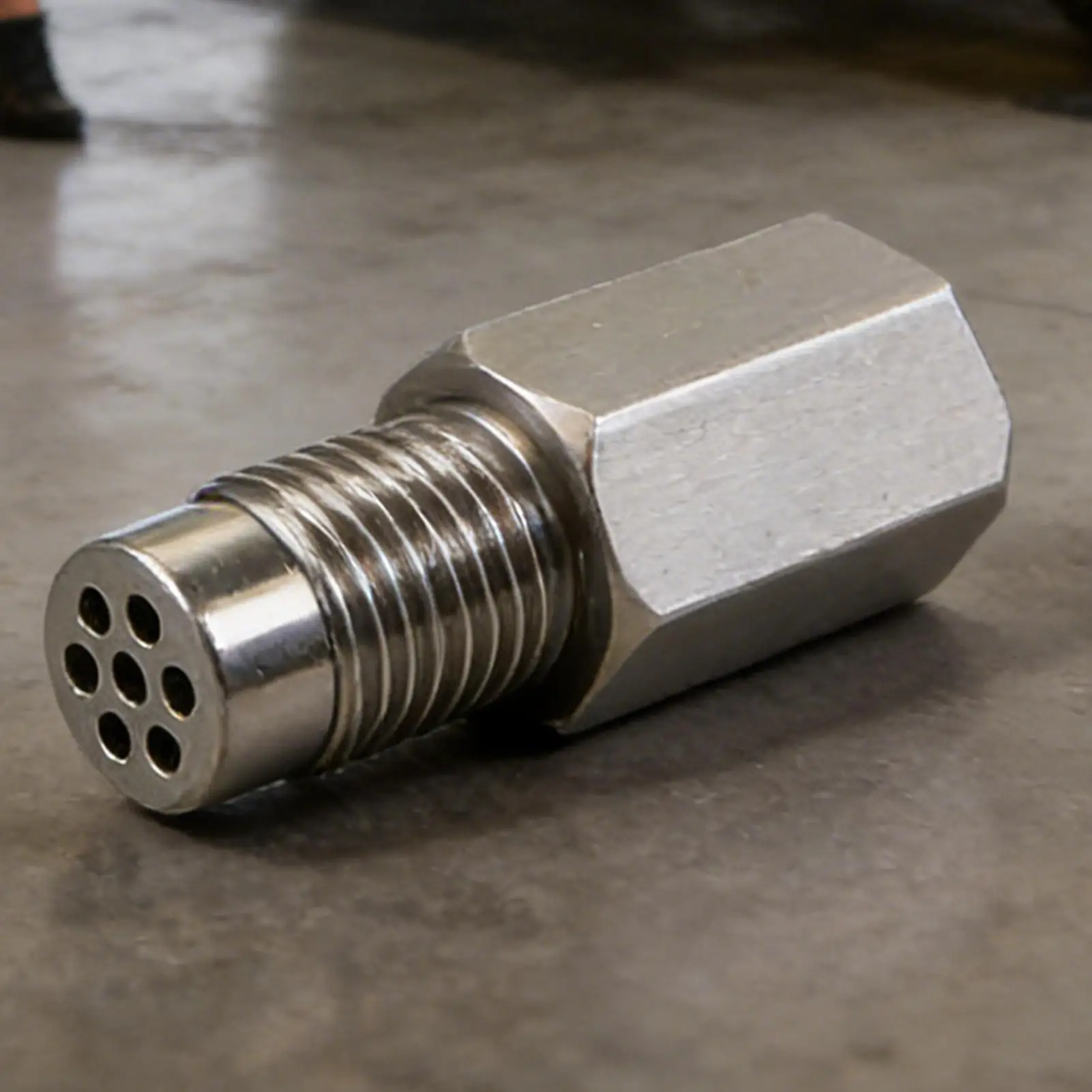 Catalytic Convertor Sensor Adapter 58mm Straight Engine Hardware M18X1.5 Thread Stainless Steel Catalytic Converter Parts For