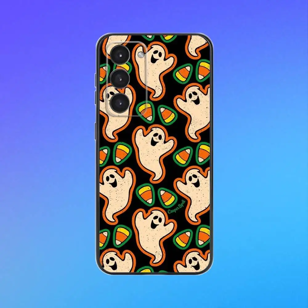 Чехол для телефона с очаровательным повторяющимся узором для Samsung Galaxy A73, A72, A71, A70, A53, A52, A51, другие мягкие черные чехлы