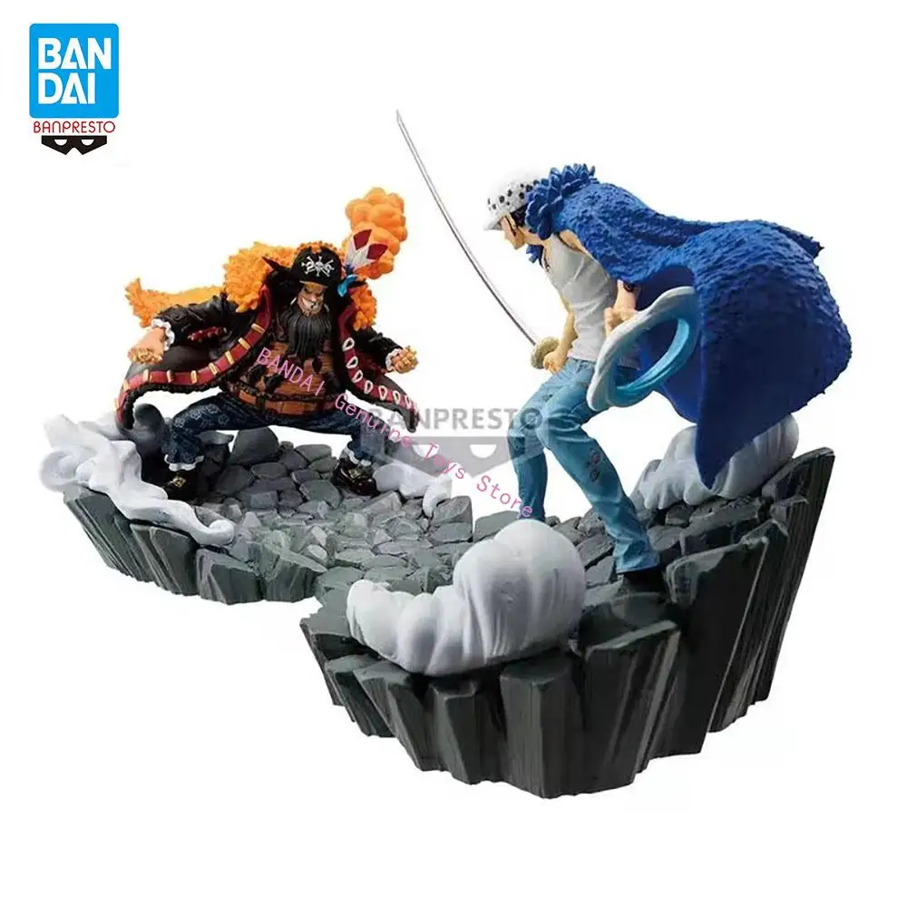 Bandai Original Banpresto One Piece Senkou Zekkei Marshall D Teach Trafalgar Law Pvc Anime Action Figure Collectible Model Toys