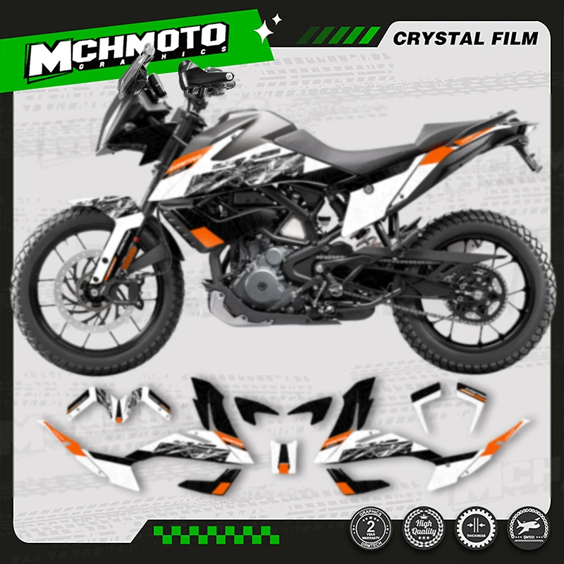 

MCHMFG Custom Team Motorcycle Fairing Graphics Decals Stickers Kit for KTM ADV 390 2020 2021 2022 Adventure