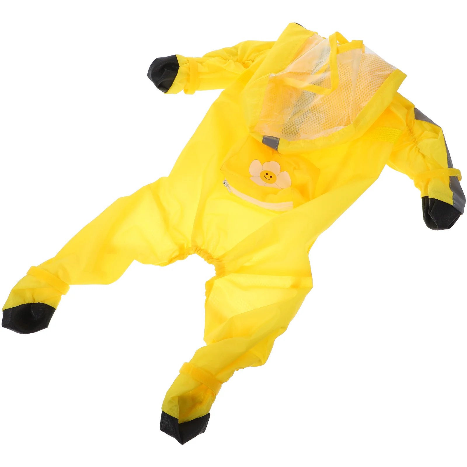 

Pet Dog Waterproof Raincoat Reflective Safety Outdoor Rain Jacket Small Medium Large Puppy Hooded Raincoat Clothing