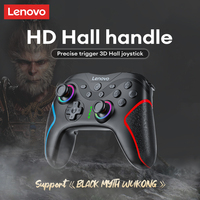 New Lenovo Six-Axis Gamepads S01 Wireless Bluetooth 2.4G Smart Gaming Controller For PS4 Switch PC Android IOS Black Myth Wukong