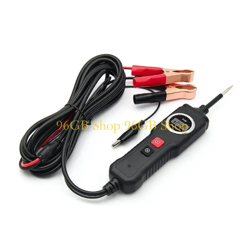 96GB 5V To 40V Ranging LCD Display Automotive Circuit Tester for Voltage Resistance C
