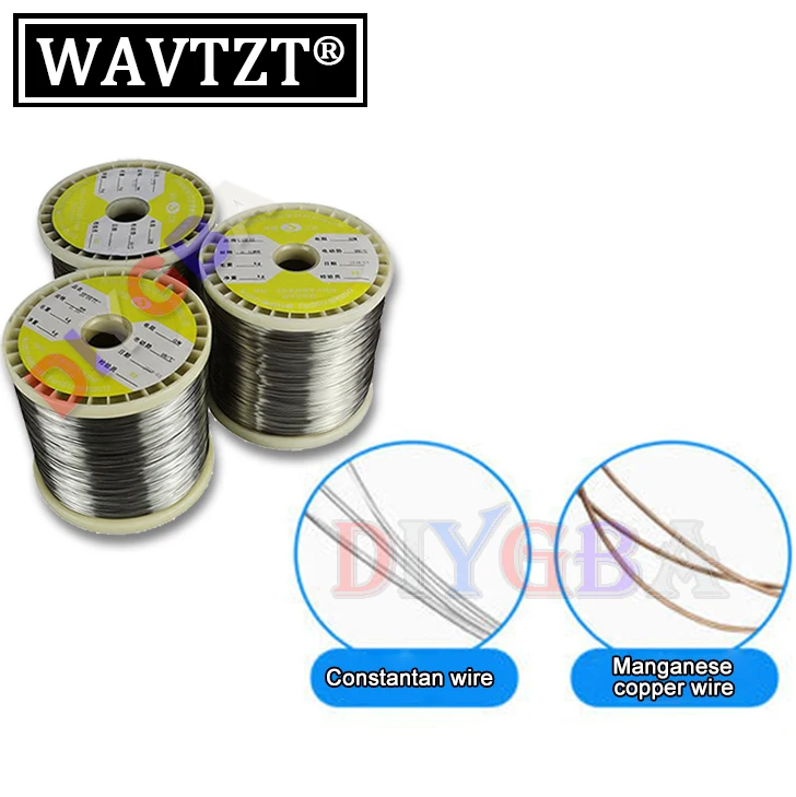 1Meter Constant Temperature Heating Element Heating Wire Constantan Manganese Copper Resistance Wire Diameter 0.4 0.5 0.2-2.5mm