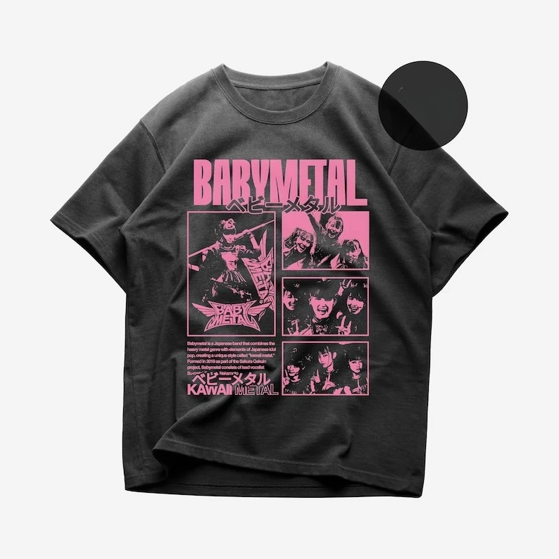 

BABYMETAL T-Shirt - Metal Music Merch Shirt - BABYMETAL Album - Gimme Chocolate Unisex Rocker Clothing