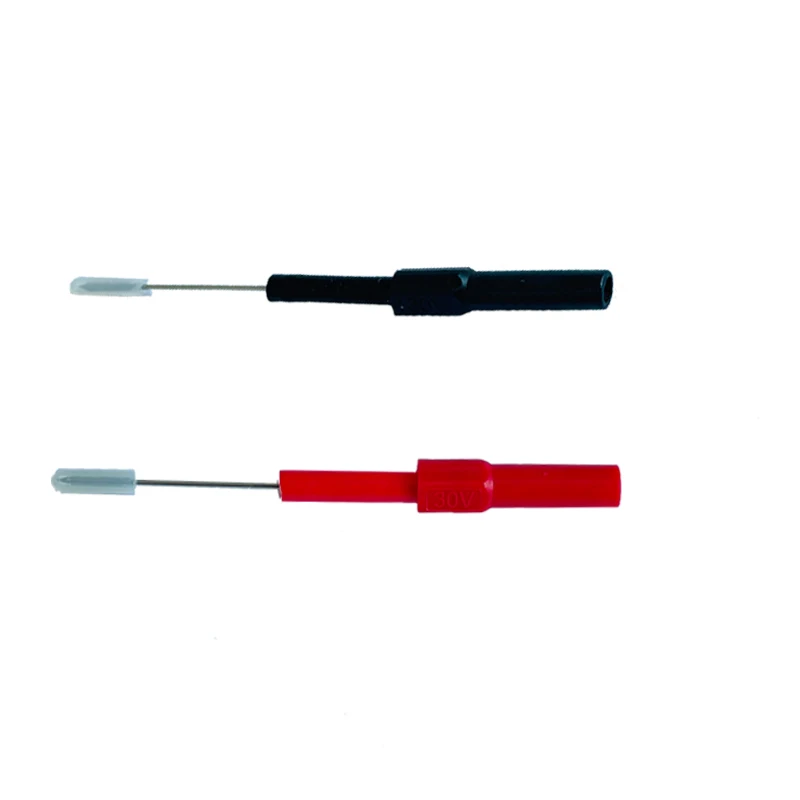 2 stücke Flexible Zurück Sonde Draht Brechen Kostenloser Test Rod Tip 4Mm Bananen Buchse Sicher Und Zerstörungsfreie Punktion – Detail 3