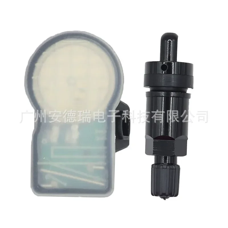 Programmable Tire Pressure Sensor for 315/433MHz Dual-Frequency Two-in-One General-Purpose TPMS Black Metal Gas Nozzle