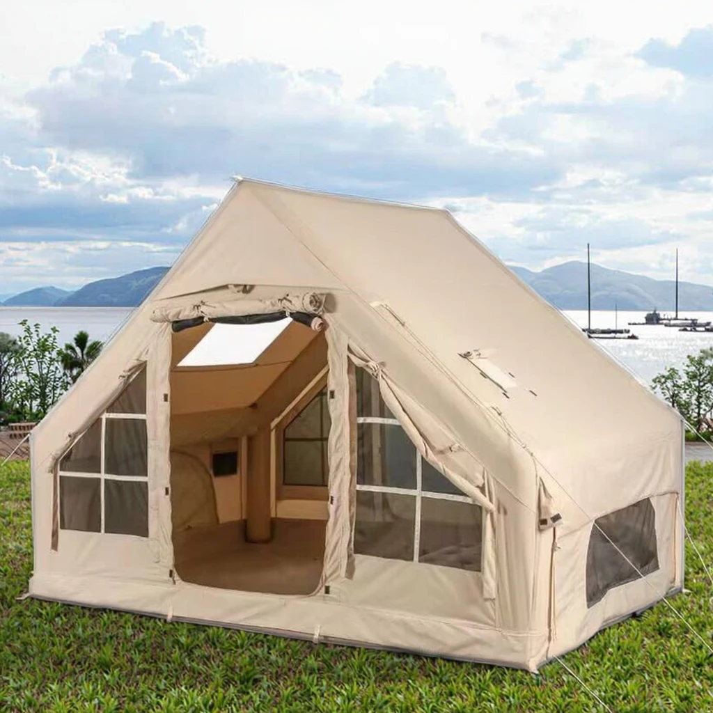 

Luxury Air Cabin Tent Oxford Fabric Inflatable Gonfiabile House for Outdoor Camping Convenient Portable Tent