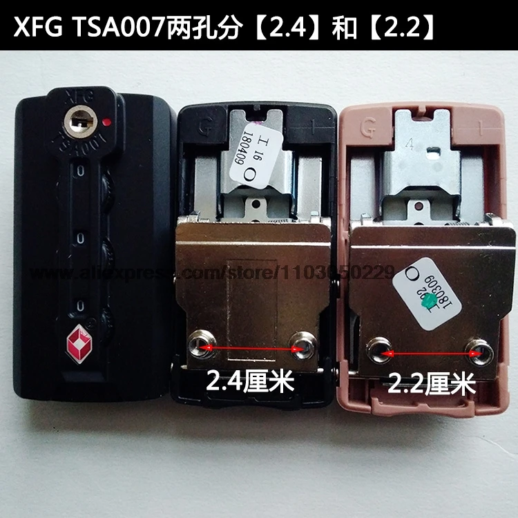 XFG TSA007 customs code lock luggage fixed lock luggage maintenance accessories customs clearance lock luggage code lock