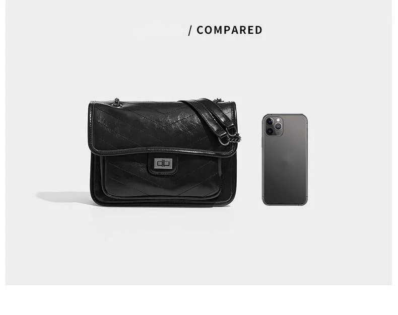 UR wandering large capacity women's 2024 new versatile and fashionable tote bag, niche diamond grid chain crossbody bag_voghion.com