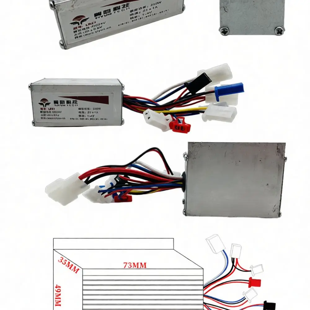 Replacement 24V Brushed Controller For LB27 Electric Scooter Speed Throttle Cable Repair System Accessories Driving Module