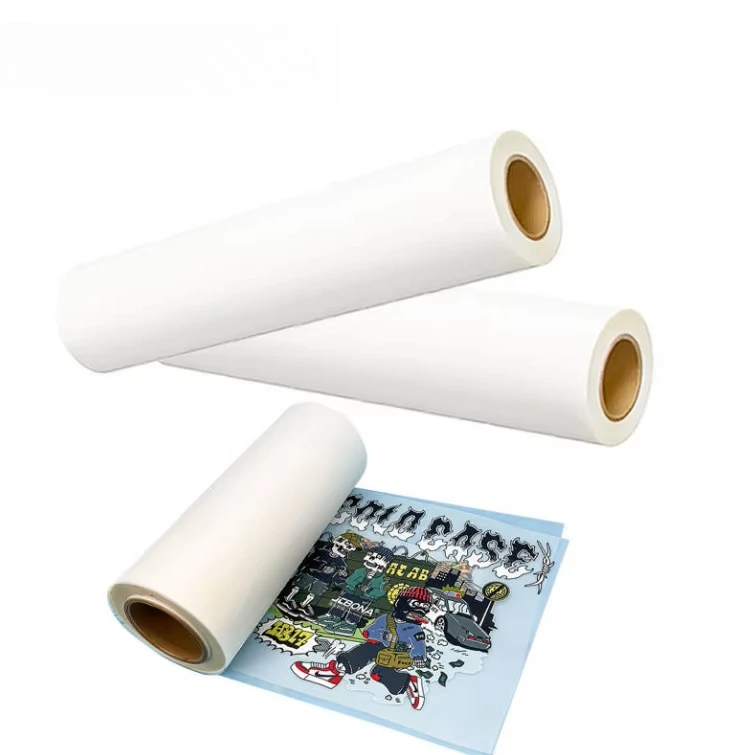 

White Ink Transfer 33cm*100 Pet Film Roll High Temperature Printable Heat Transfer Paper