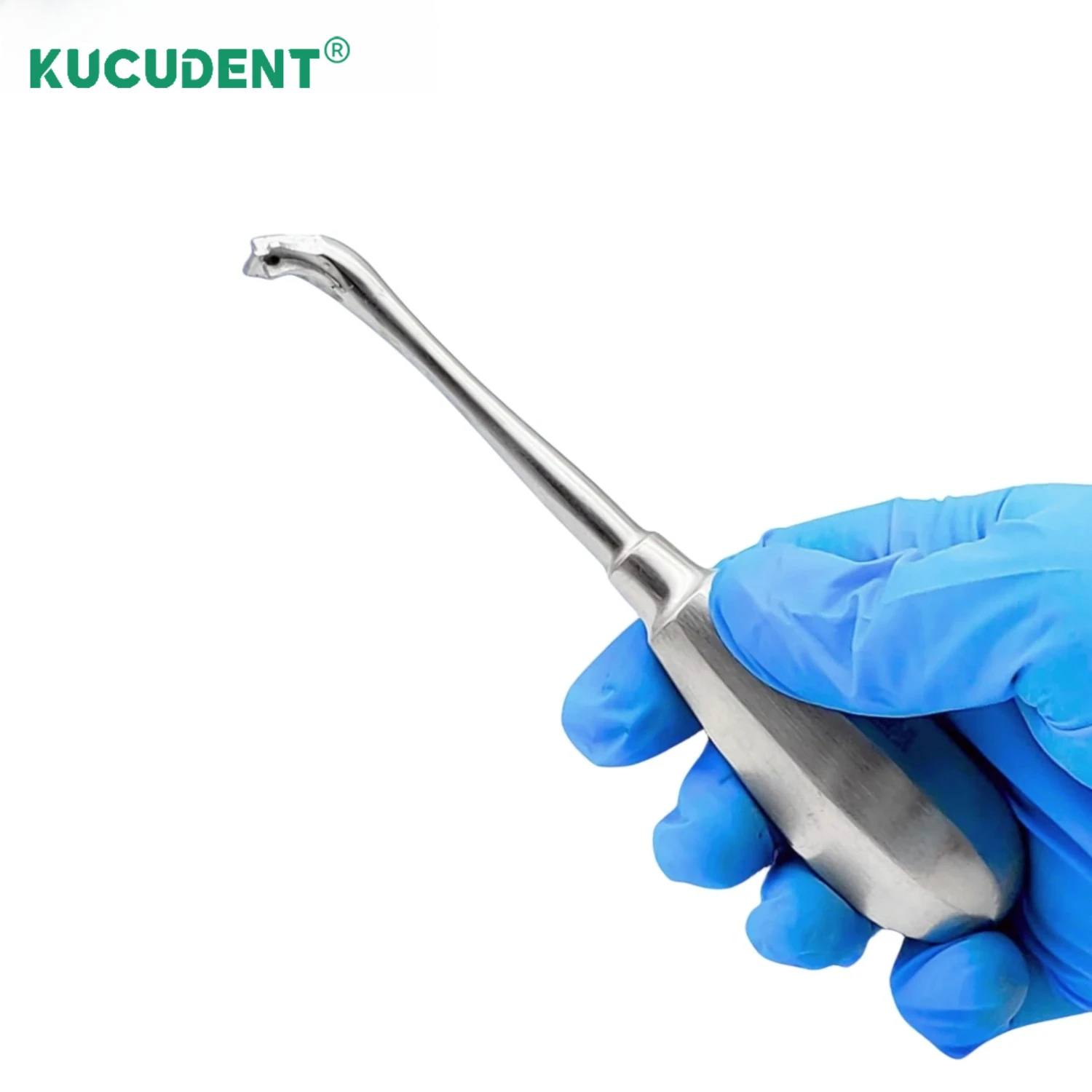 KUCUDENT Dental Cross Broken Crown Spreader Drill Crown Remover Restoration Forcep Root Elevator Tools Non-Slip Metal Handle