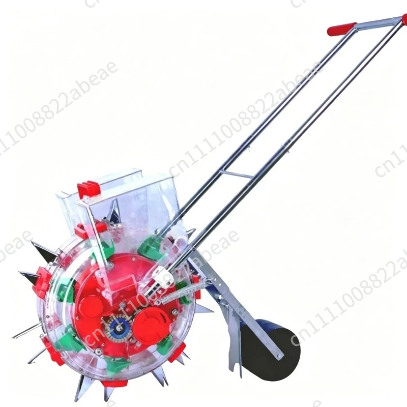 Hand Push Precision Seeder | For Peanuts, Soybeans, Corn & Fine Grains, Roller Planter Design