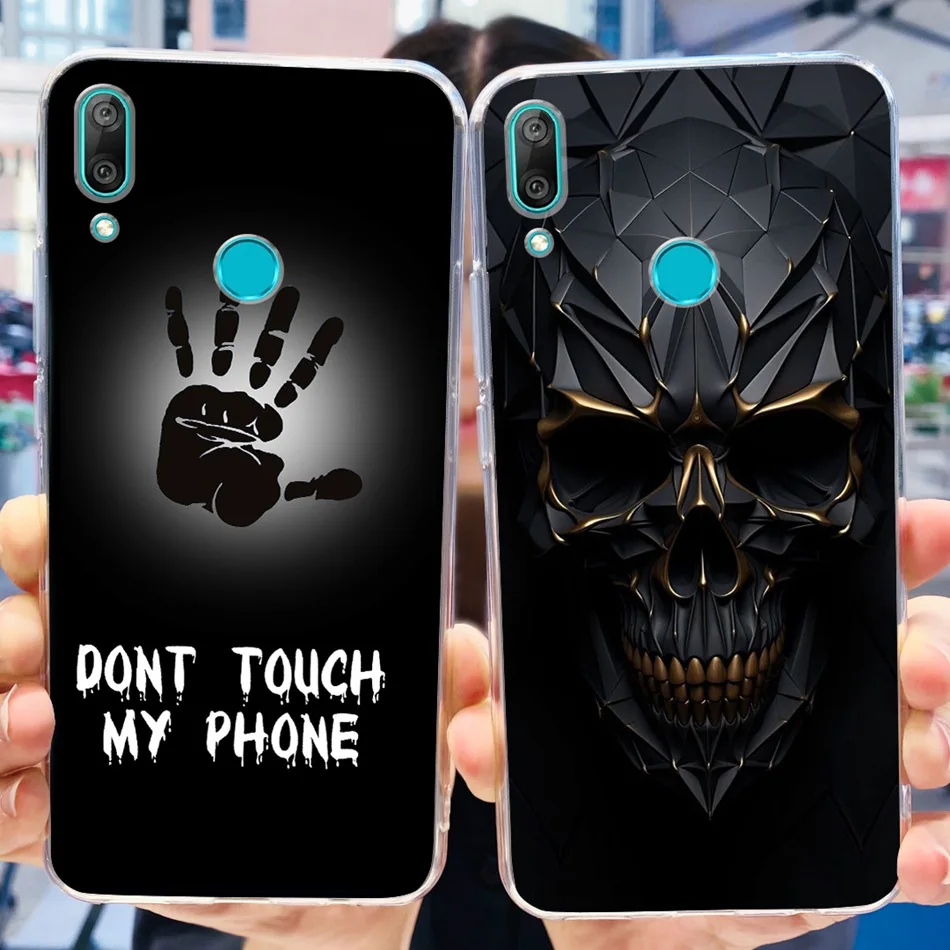 For Huawei Y7 2019 Case Huawei Y7 Prime Pro (2019) DUB-LX1 LX2 LX3 Fashion Cool Pattern Soft Silicone TPU Phone Cases