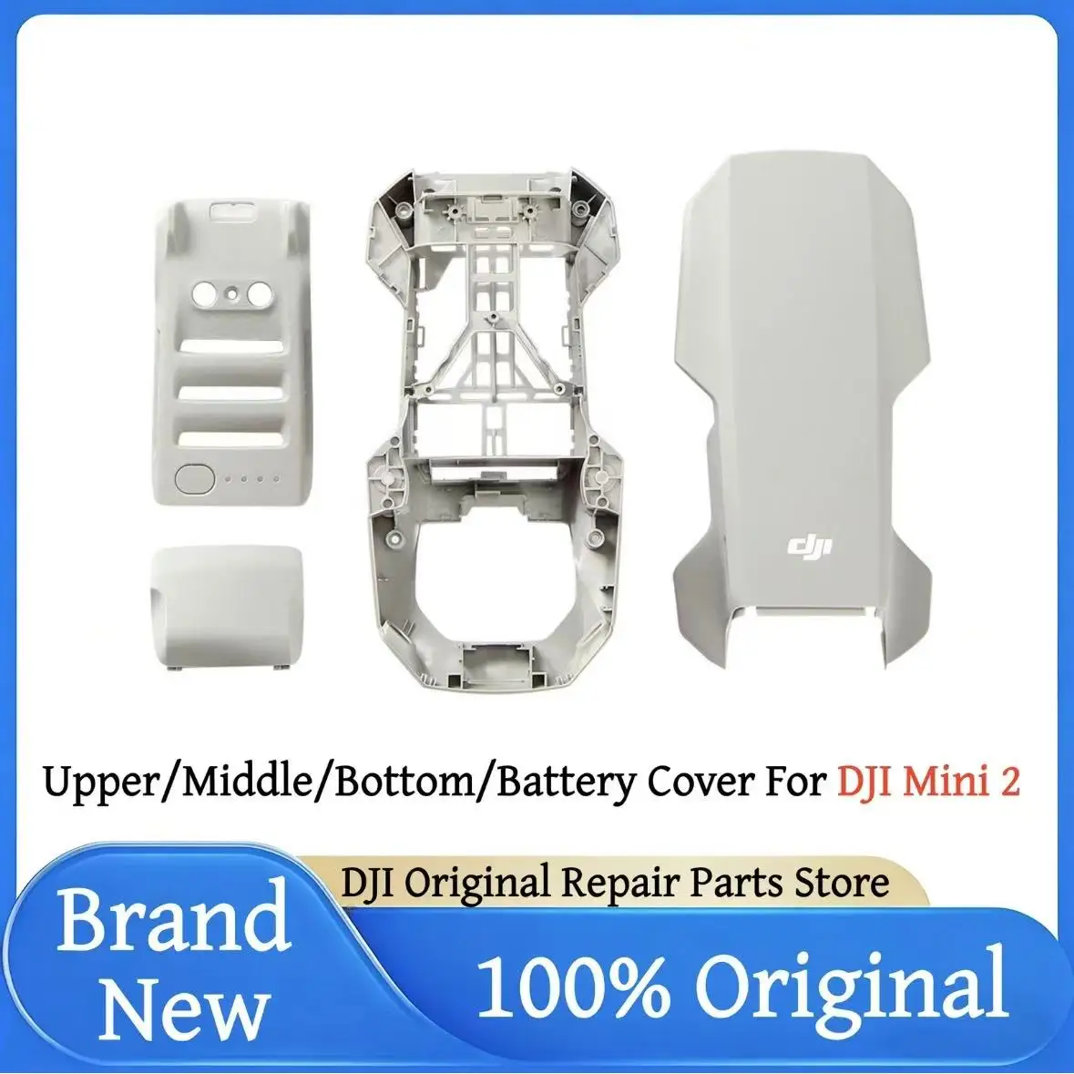 100% Orginal Brand New Upper/Middle/Bottom/Battery Cover For DJI Mini2/2SE/4K/SE Repair Parts Replacement
